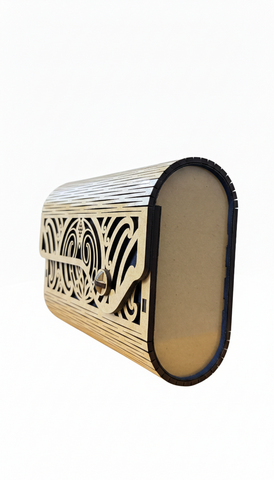 Handmade Wooden Clutch Bag